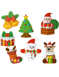 WOOPIE "pasidaryk pats" dažų kūrybinis rinkinys Padarykite gipso liejimo figūrėles ir dažus - Kalėdų rinkinys 2