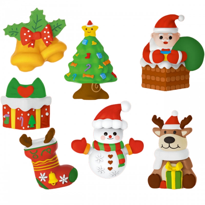 Набор для рисования WOOPIE DIY: создание гипсовых фигурок и покраска — рождественский набор