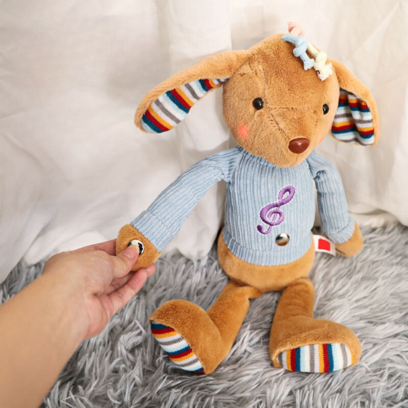 WOOPIE Interactive Cuddly Dog with Sound and Light