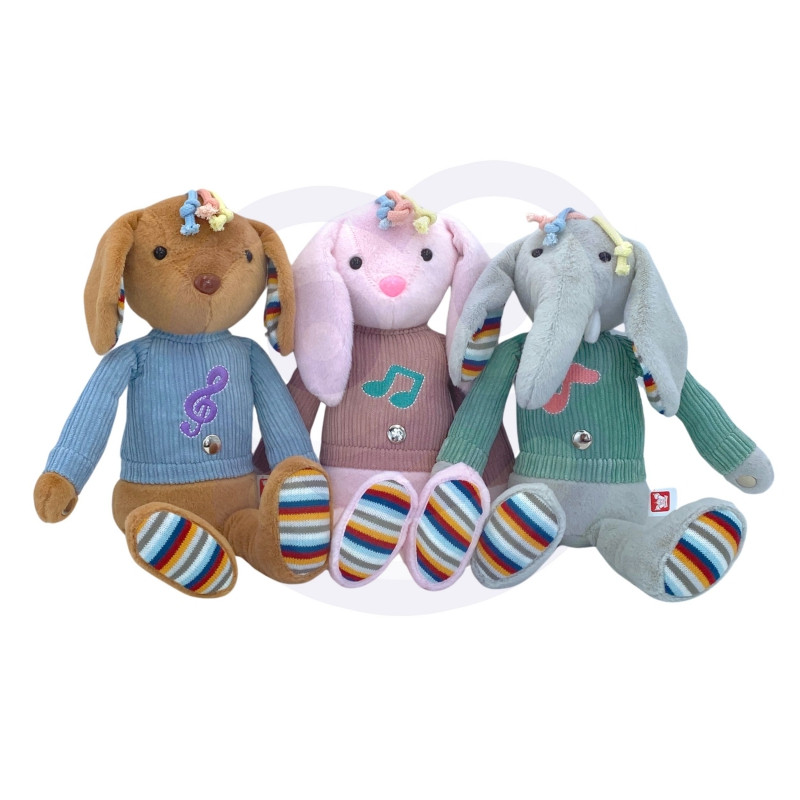 WOOPIE Interactive Cuddly Dog with Sound and Light