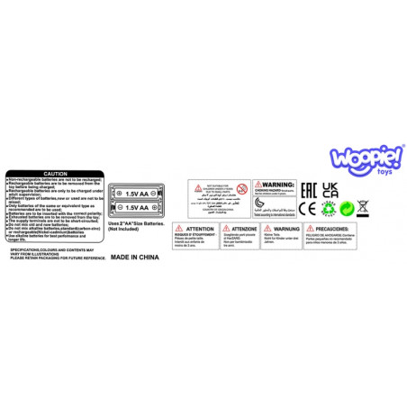 WOOPIE Interaktywny Piesek Przytulanka z Dźwiękiem i Światłem