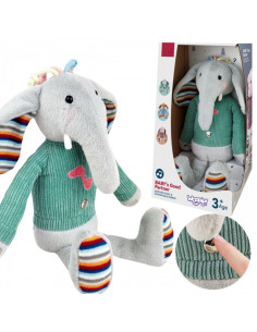 WOOPIE Interaktywny Słonik Przytulanka z Dźwiękiem i Światłem