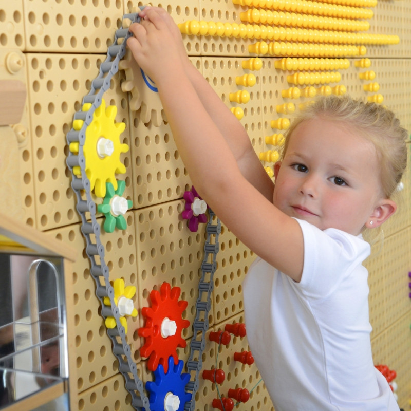 MASTERKIDZ Gears Sukurkite savo mechanizmą - STEM Science & Creative Board