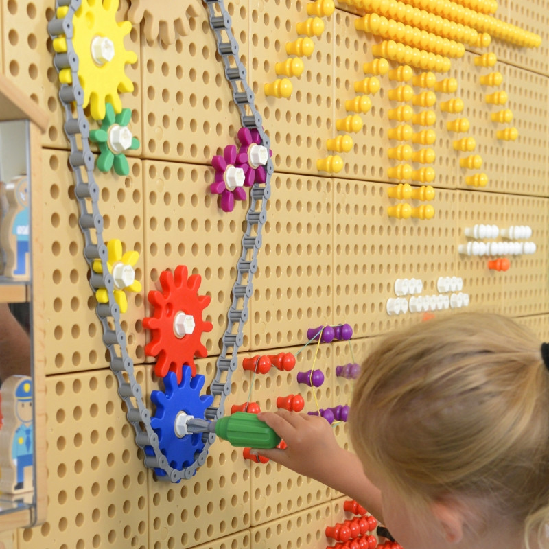 MASTERKIDZ Gears Sukurkite savo mechanizmą - STEM Science & Creative Board