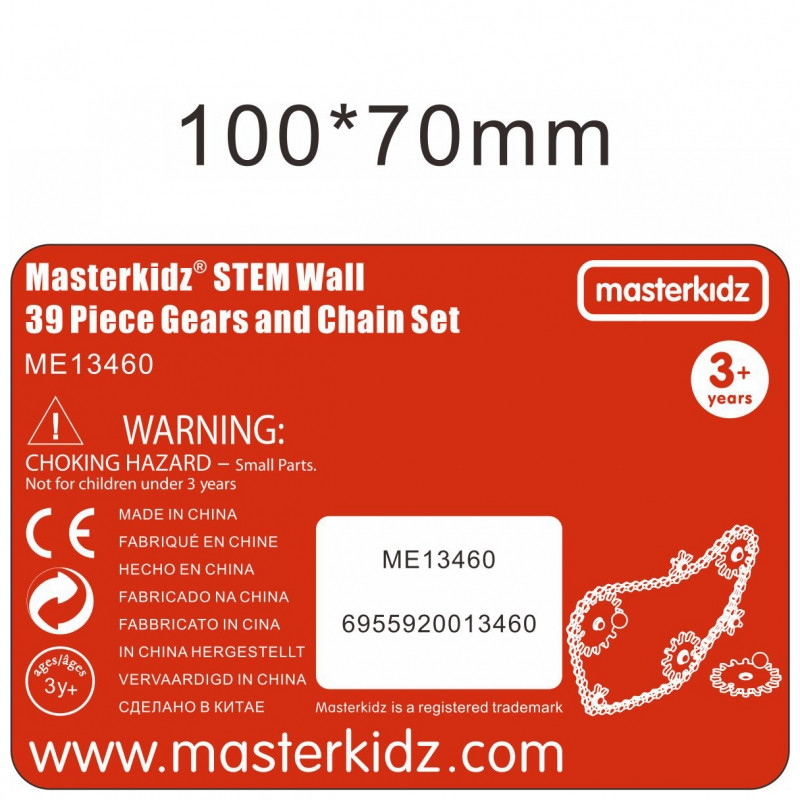MASTERKIDZ Gears Sukurkite savo mechanizmą - STEM Science & Creative Board