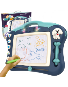 Интерактивная магнитная доска WOOPIE Scribble, графический планшет, музыка, светло-голубой