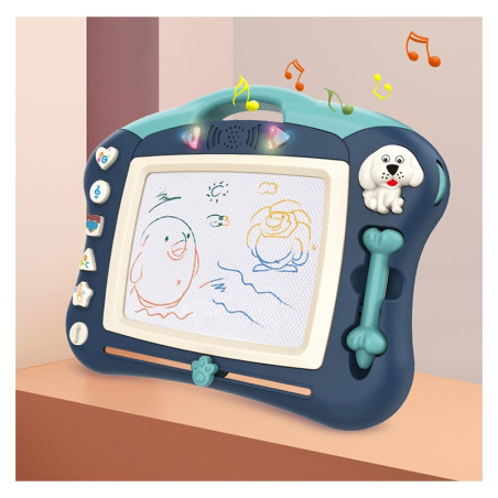 WOOPIE Znikopis Interaktywna Tablica Magnetyczna Tablet Graficzny Muzyka Swiatło Niebieski WOOPIE Znikopis Interaktywna Tablica Magnetyczna Tablet Graficzny Muzyka Swiatło Niebieski