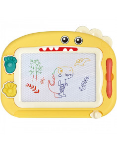 WOOPIE žymeklis magnetinė lenta spalvinga + 2 dinozaurų antspaudai 2