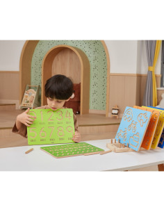 Графомоторная доска VIGA «Большие буквы» для обучения письму 2