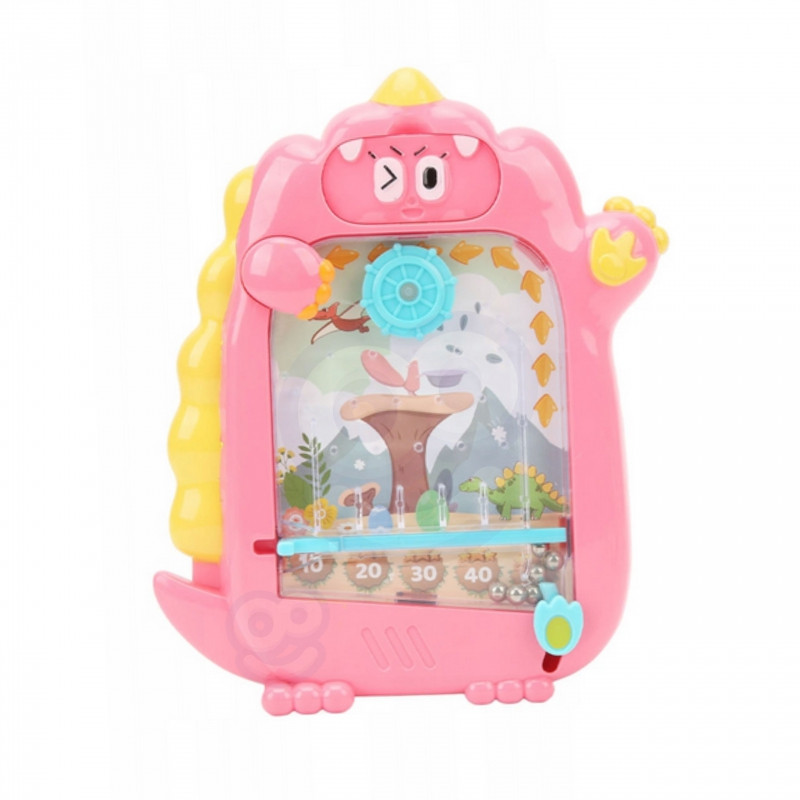 WOOPIE Znikopy Магнитная доска 2-в-1 Аркадная игра Pinball Flipper Розовый