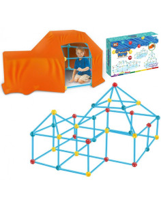 WOOPIE konstruktorius "Creative Forts" vaikiškos palapinės statybai