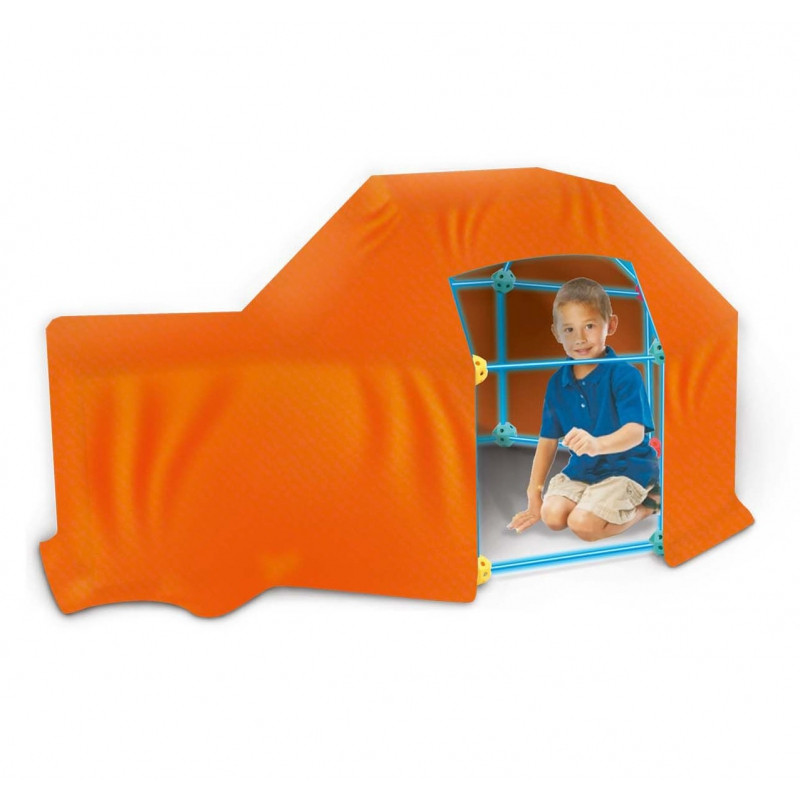 WOOPIE Big Blocks Construction Tent Set Straws Tubes 128 pcs.