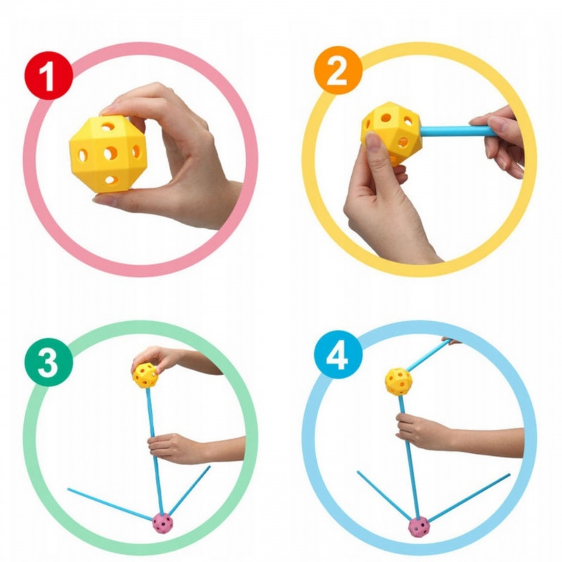 WOOPIE statybinis rinkinys "Creative Forts" palapinės statybai