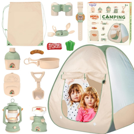 WOOPIE Discovery Little Explorer Set XXL stovyklavimo palapinė bivakui 15 vnt. WOOPIE Discovery Little Explorer Set XXL stovyklavimo palapinė bivakui 15 vnt.