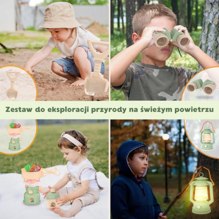 WOOPIE Discovery Little Explorer Set XXL stovyklavimo palapinė bivakui 15 vnt. WOOPIE Discovery Little Explorer Set XXL stovyklavimo palapinė bivakui 15 vnt.