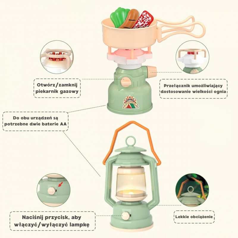 WOOPIE Discovery Little Explorer Set XXL stovyklavimo palapinė bivakui 15 vnt.