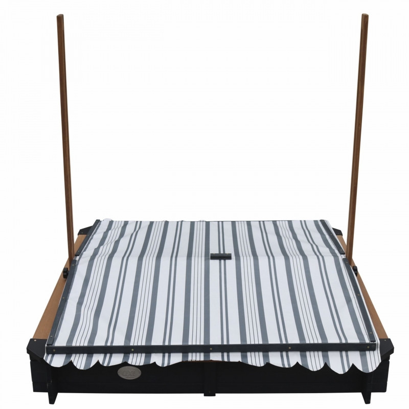 Деревянная песочница AXI с крышей и скамейками