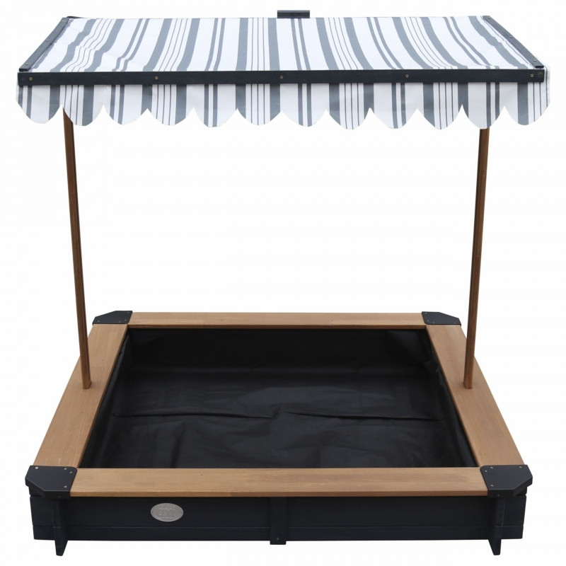 Деревянная песочница AXI с крышей и скамейками