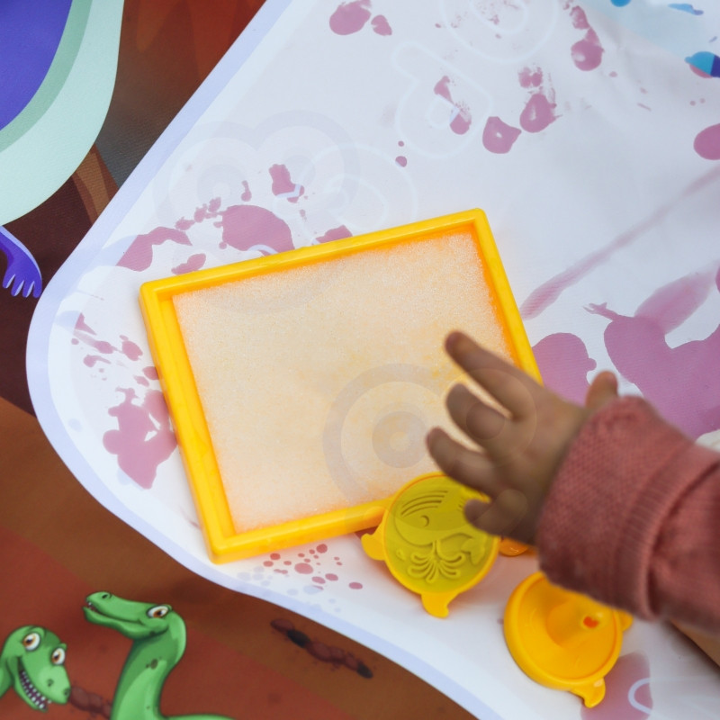 Коврик для рисования водой WOOPIE Magic XXL с цифрами-штампами 100x80 см