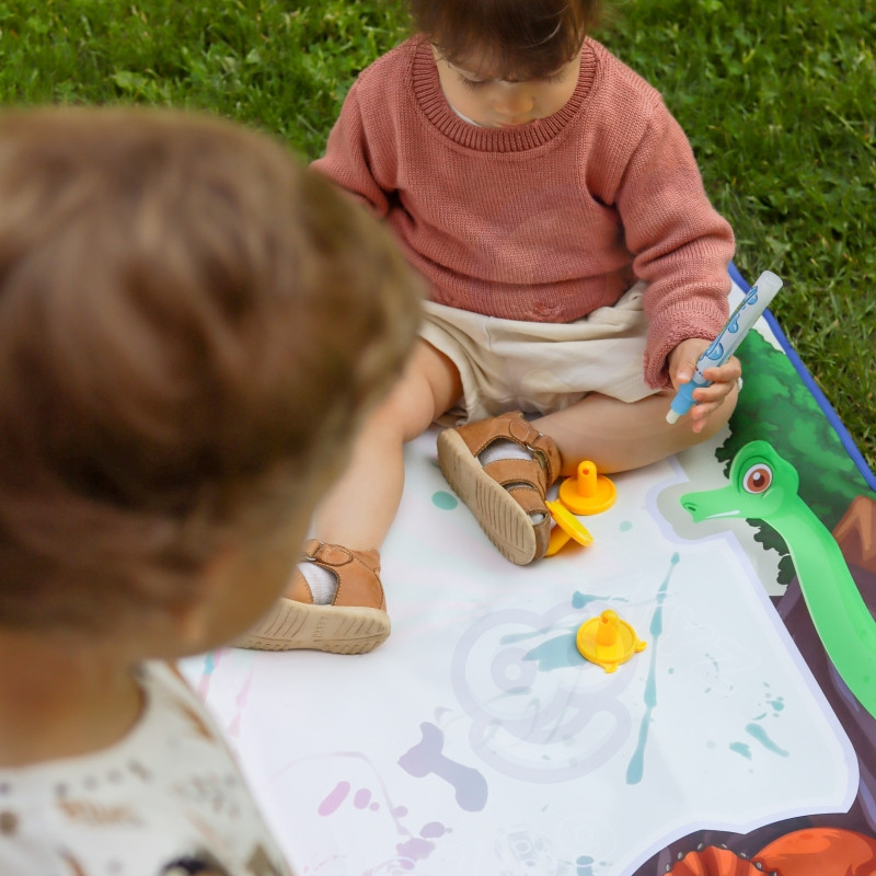 Коврик для рисования водой WOOPIE Magic XXL с цифрами-штампами 100x80 см