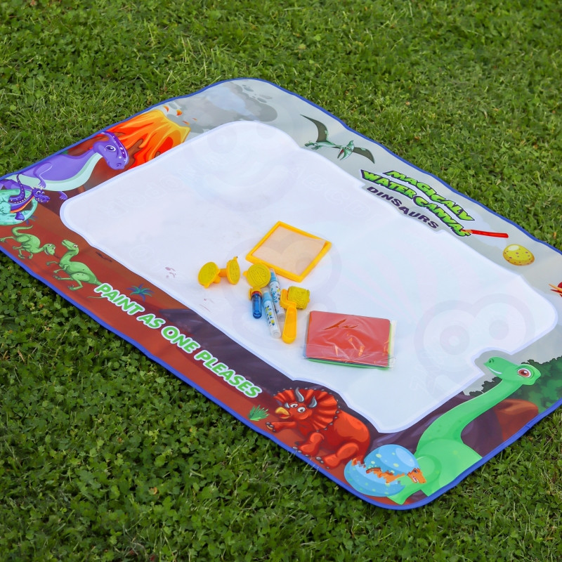 Коврик для рисования водой WOOPIE Magic XXL с цифрами-штампами 100x80 см