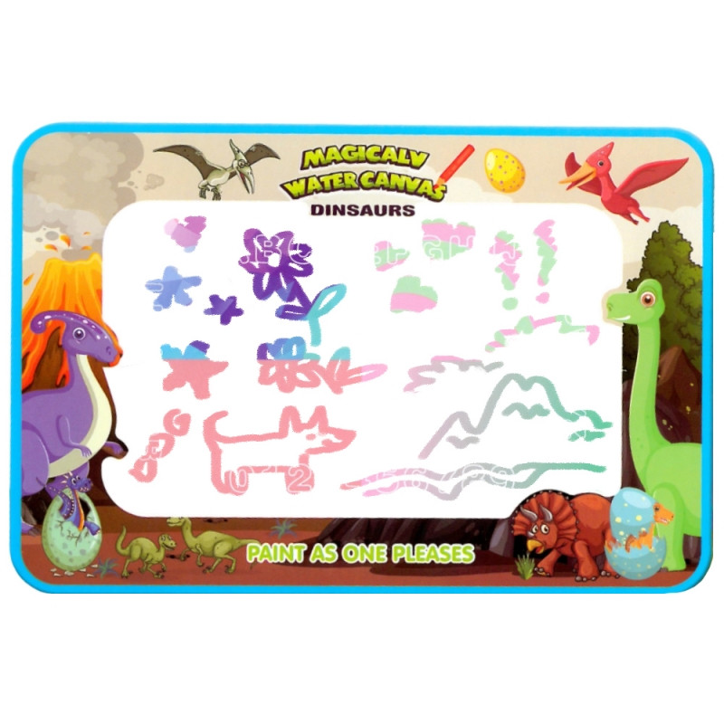 Коврик для рисования водой WOOPIE Magic XXL с цифрами-штампами 100x80 см