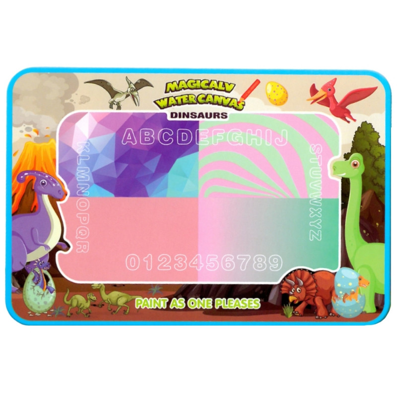 Коврик для рисования водой WOOPIE Magic XXL с цифрами-штампами 100x80 см