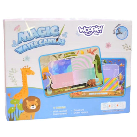 WOOPIE Magic vandens kilimėlis tapybai XXL antspaudų numeriai 100x80 cm WOOPIE Magic vandens kilimėlis tapybai XXL antspaudų numeriai 100x80 cm