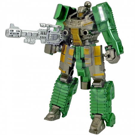 WOOPIE transformuojantis robotas SILVER BLADE 2 in1 tankas