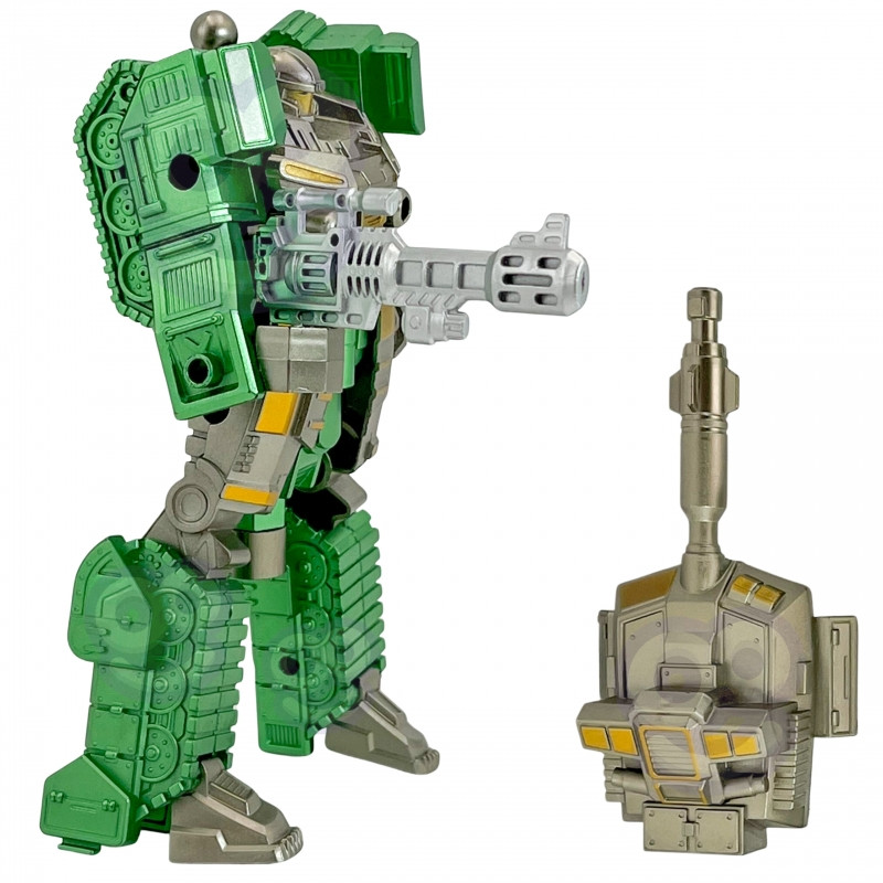 WOOPIE transformuojantis robotas SILVER BLADE 2 in1 tankas