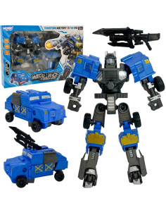 WOOPIE transformuojantis robotas 2in1 kovos transporto priemonė