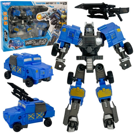 WOOPIE transformuojantis robotas 2in1 kovos transporto priemonė WOOPIE transformuojantis robotas 2in1 kovos transporto priemonė