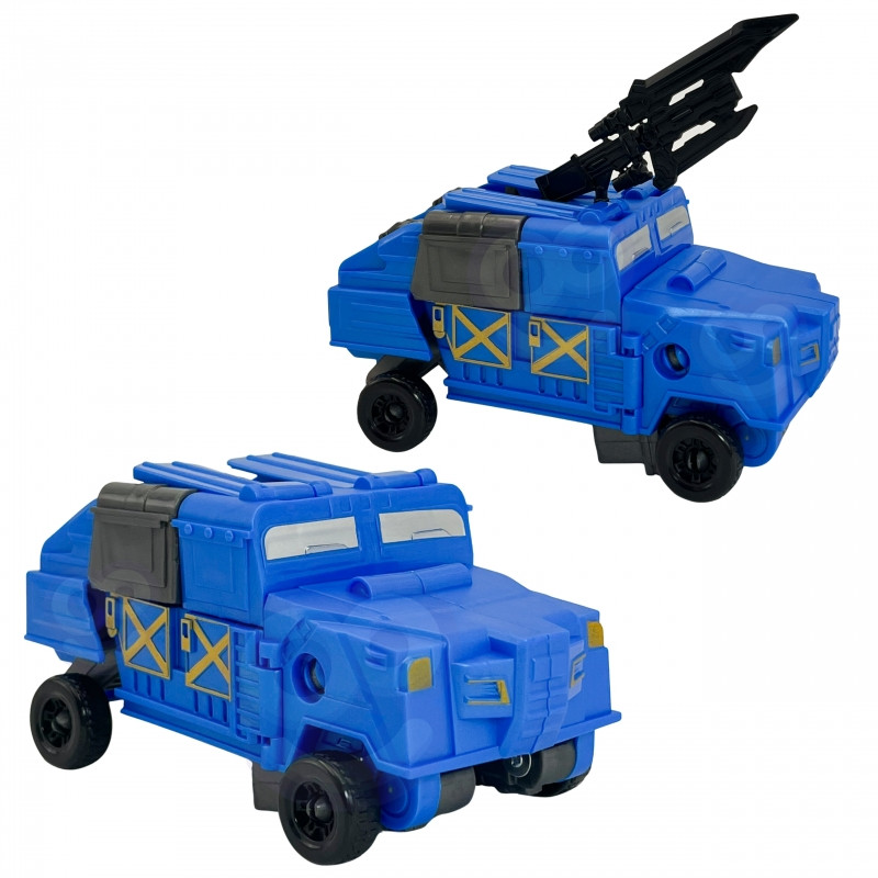 WOOPIE transformuojantis robotas 2in1 kovos transporto priemonė