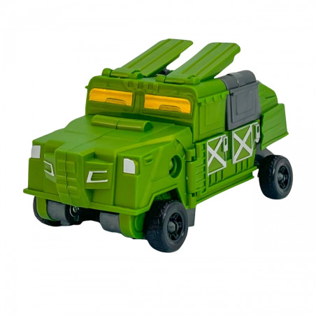 WOOPIE 3in1 robotas transformuojantis kovos transporto priemonės ir smiginio paleidimo rinkinys žalias WOOPIE 3in1 robotas transformuojantis kovos transporto priemonės ir smiginio paleidimo rinkinys žalias