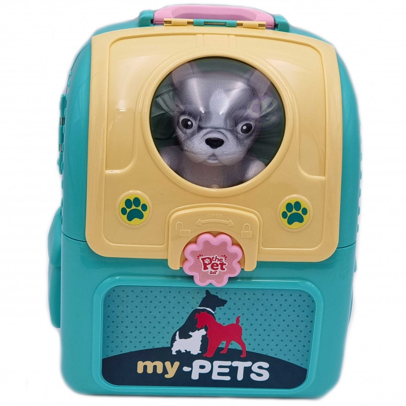 Портативный салон красоты WOOPIE Dog 2 в 1 в рюкзаке-переноске