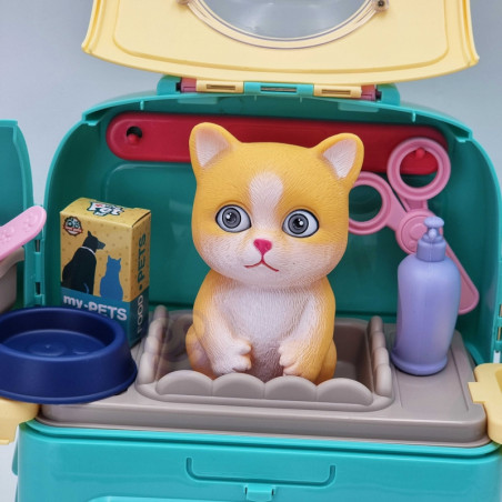 WOOPIE Kitten nešiojamas grožio salonas 2in1 kuprinės transporteryje WOOPIE Kitten nešiojamas grožio salonas 2in1 kuprinės transporteryje