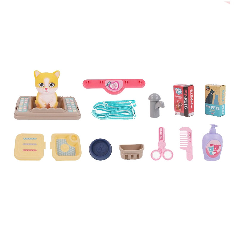 WOOPIE Kitten nešiojamas grožio salonas 2in1 kuprinės transporteryje