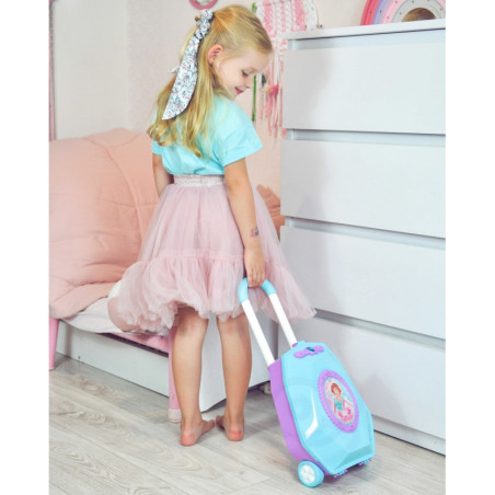 WOOPIE tualetinis staliukas mergaitėms 2in1 grožio salonas lagamine WOOPIE tualetinis staliukas mergaitėms 2in1 grožio salonas lagamine
