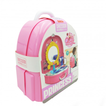 WOOPIE Little Princess rinkinys kuprinėje tualetinis staliukas 19 vnt. WOOPIE Little Princess rinkinys kuprinėje tualetinis staliukas 19 vnt.