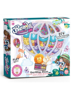 WOOPIE ART&FUN rinkinys papuošalams, apyrankėms, pakabukams, žiedams, siūlams gaminti