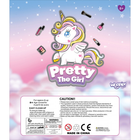 WOOPIE ART&FUN makiažo rinkinys tualetinis krepšys bagažinėje 27 vnt. XXL SPA WOOPIE ART&FUN makiažo rinkinys tualetinis krepšys bagažinėje 27 vnt. XXL SPA