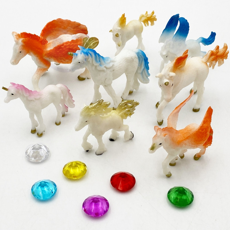 WOOPIE Набор фигурок единорогов 16 шт.