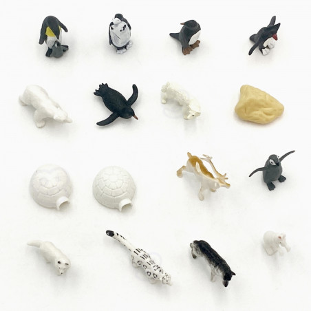 Набор фигурок животных Арктики WOOPIE 16 шт.