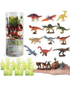 WOOPIE dinozaurų figūrėlių rinkinys 18 vnt. - 1 versija