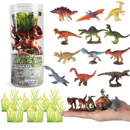 WOOPIE dinozaurų figūrėlių rinkinys 18 vnt. - 1 versija WOOPIE dinozaurų figūrėlių rinkinys 18 vnt. - 1 versija