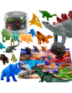 WOOPIE dinozaurų figūrėlių rinkinys 34 vnt.