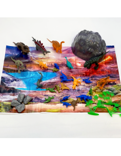 WOOPIE dinozaurų figūrėlių rinkinys 34 vnt. 2