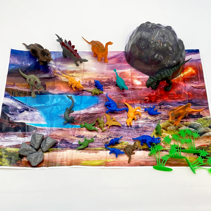 Набор фигурок динозавров WOOPIE 34 шт.