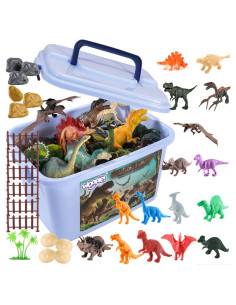 WOOPIE dinozaurų figūrėlių rinkinys 40 vnt.