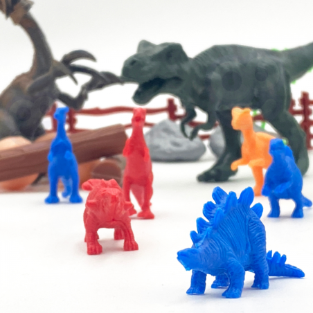 WOOPIE dinozaurų figūrėlių rinkinys 40 vnt. WOOPIE dinozaurų figūrėlių rinkinys 40 vnt.